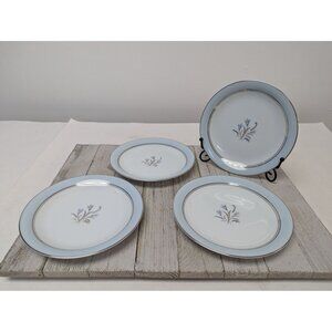 Set Of 4 Noritake Bluebell Bread Plates 5558 Fine China